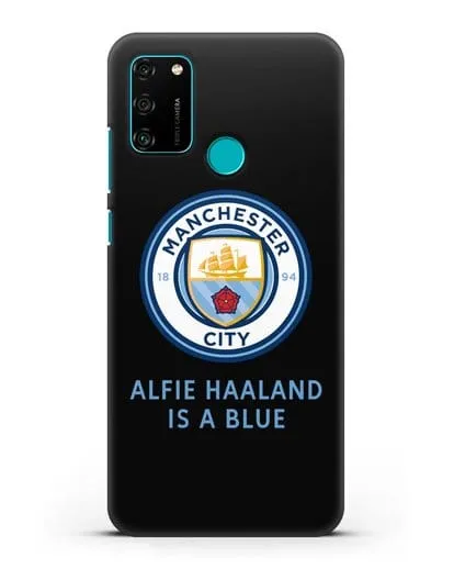 Чехол с логотипом Manchester City силиконовый для Honor 9A