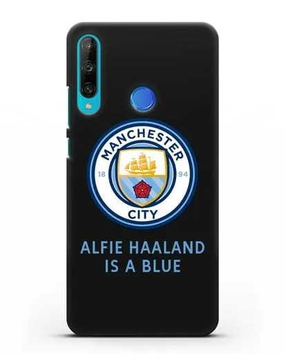 Чехол с логотипом Manchester City силиконовый для Honor 9C