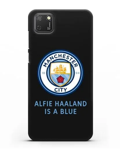 Чехол с логотипом Manchester City силиконовый для Honor 9S