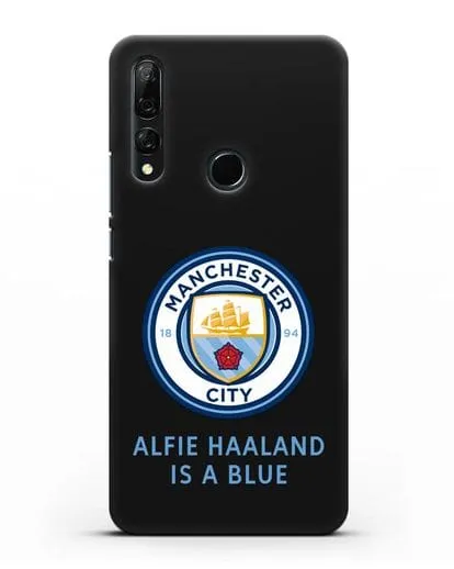 Чехол с логотипом Manchester City силиконовый для Honor 9X