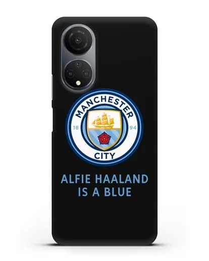 Чехол с логотипом Manchester City силиконовый для Honor X7