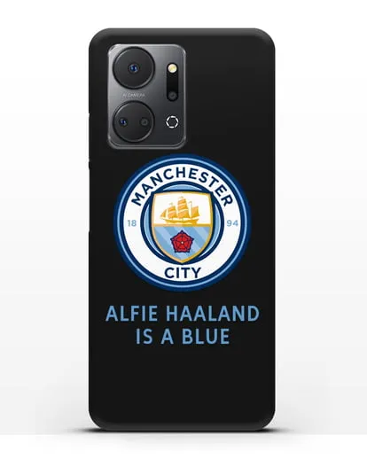 Чехол с логотипом Manchester City силиконовый для Honor X7a