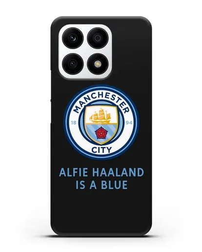 Чехол с логотипом Manchester City силиконовый для Honor X8a