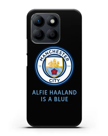 Чехол с логотипом Manchester City силиконовый для Honor X8b