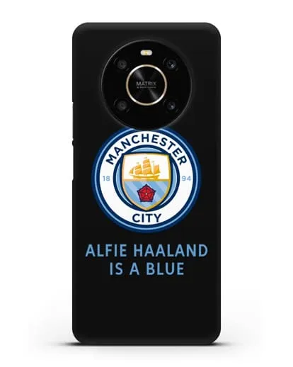 Чехол с логотипом Manchester City силиконовый для Honor X9