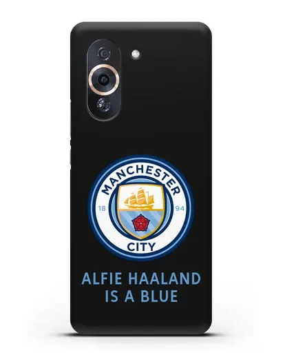 Чехол с логотипом Manchester City силиконовый для Huawei Nova 10