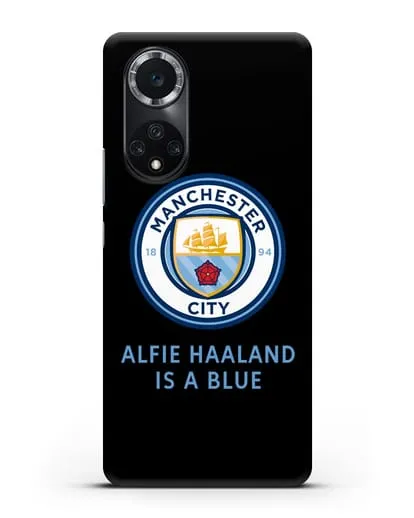 Чехол с логотипом Manchester City силиконовый для Huawei Nova 9