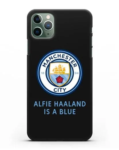 Чехол с логотипом Manchester City силиконовый для iPhone 11 Pro