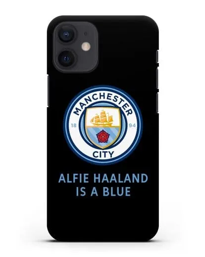 Чехол с логотипом Manchester City силиконовый для iPhone 12 mini