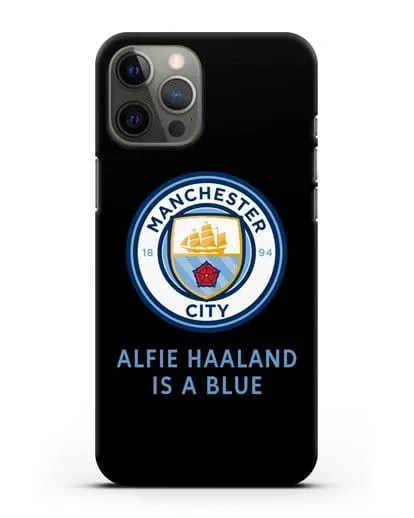 Чехол с логотипом Manchester City силиконовый для iPhone 12 Pro Max
