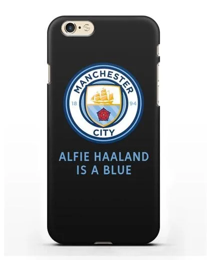 Чехол с логотипом Manchester City силиконовый для iPhone 6