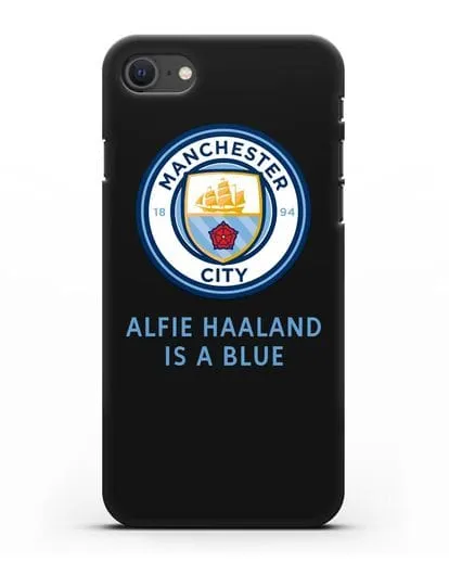 Чехол с логотипом Manchester City силиконовый для iPhone SE 2020