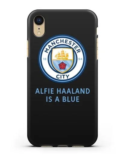 Чехол с логотипом Manchester City силиконовый для iPhone XR