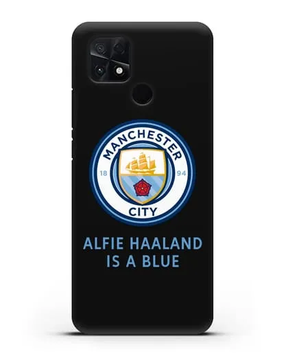 Чехол с логотипом Manchester City силиконовый для Xiaomi Poco C40