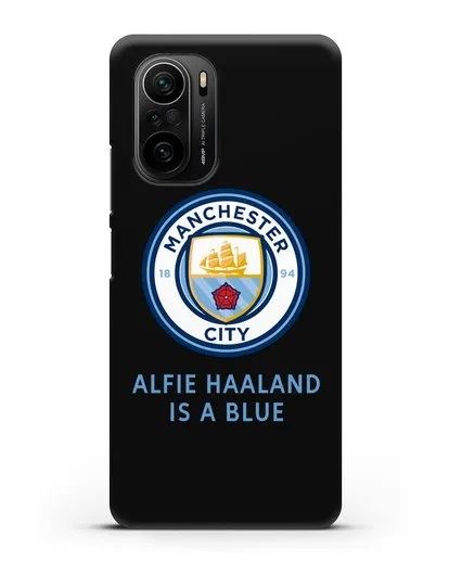 Чехол с логотипом Manchester City силиконовый для Xiaomi Poco F3 Pro