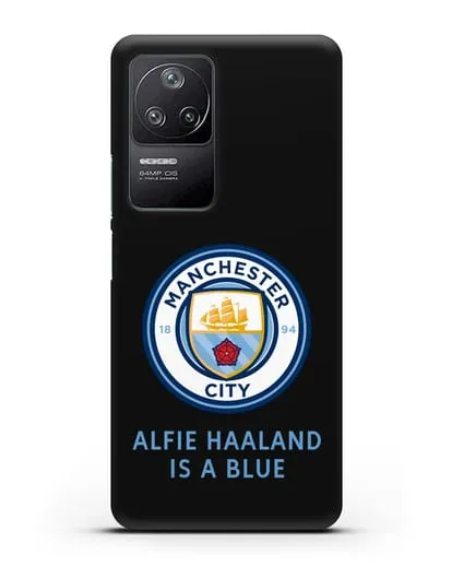 Чехол с логотипом Manchester City силиконовый для Xiaomi Poco F4