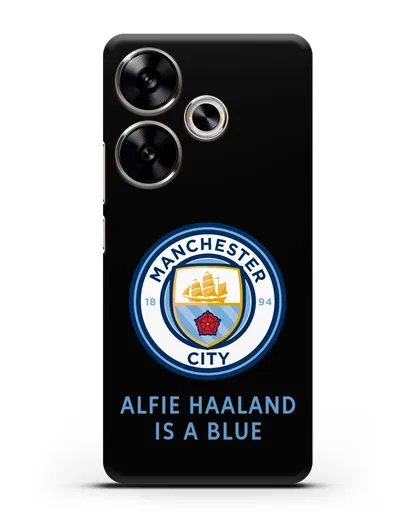 Чехол с логотипом Manchester City силиконовый для Xiaomi Poco F6