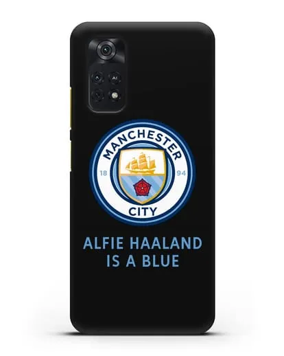 Чехол с логотипом Manchester City силиконовый для Xiaomi Poco M4 Pro 4G