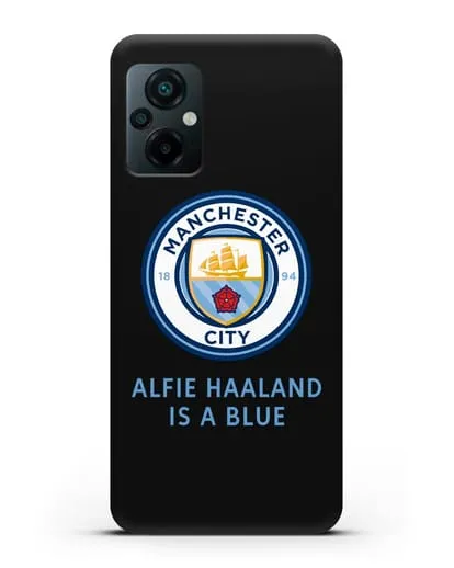 Чехол с логотипом Manchester City силиконовый для Xiaomi Poco M5