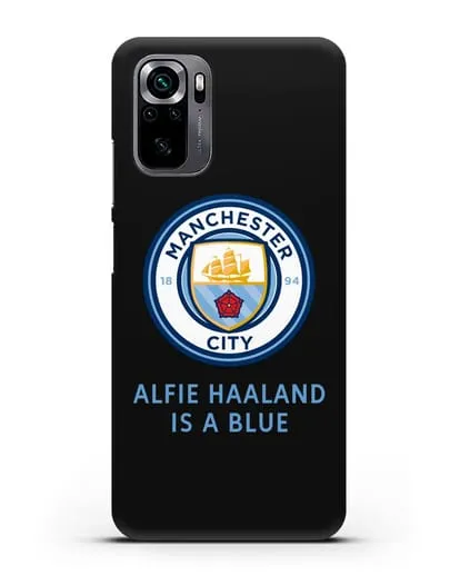 Чехол с логотипом Manchester City силиконовый для Xiaomi Poco M5s