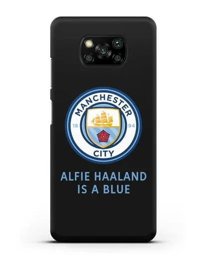 Чехол с логотипом Manchester City силиконовый для Xiaomi Poco X3