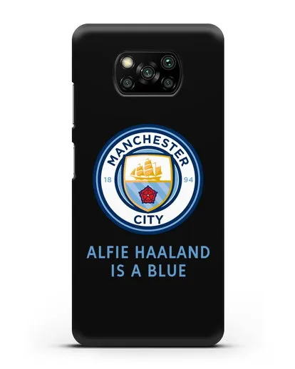 Чехол с логотипом Manchester City силиконовый для Xiaomi Poco X3 Pro