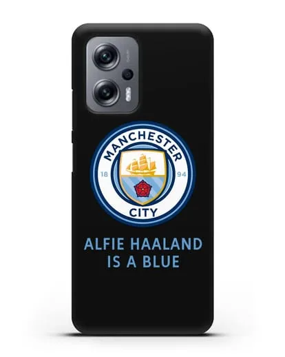 Чехол с логотипом Manchester City силиконовый для Xiaomi Poco X4 GT