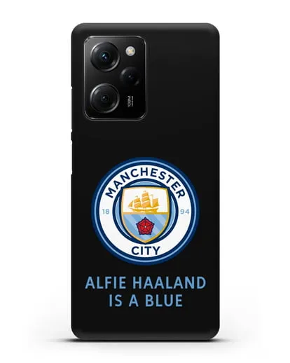 Чехол с логотипом Manchester City силиконовый для Xiaomi Poco X5 Pro