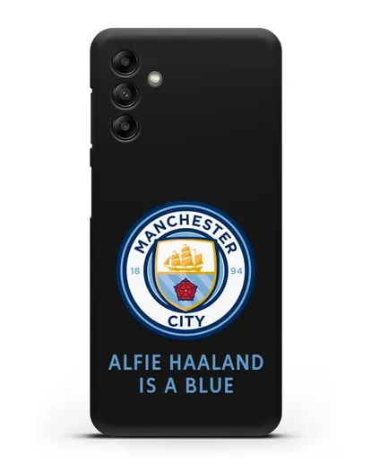 Чехол с логотипом Manchester City силиконовый для Samsung Galaxy A04s [SM-A047]