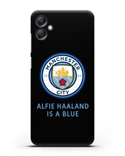 Чехол с логотипом Manchester City силиконовый для Samsung Galaxy A05 [SM-A055]