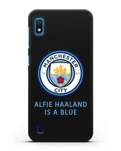 Чехол с логотипом Manchester City силиконовый для Samsung Galaxy A10 [SM-A105F]