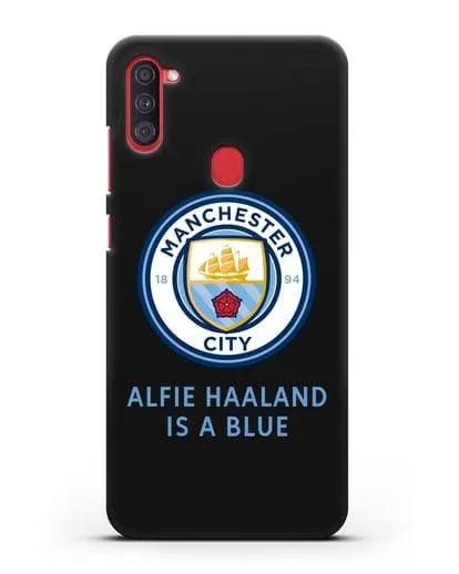 Чехол с логотипом Manchester City силиконовый для Samsung Galaxy A11 [SM-A115F]