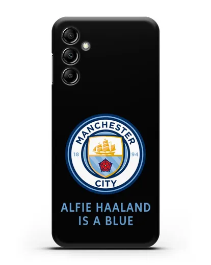 Чехол с логотипом Manchester City силиконовый для Samsung Galaxy A14 [SM-A145]