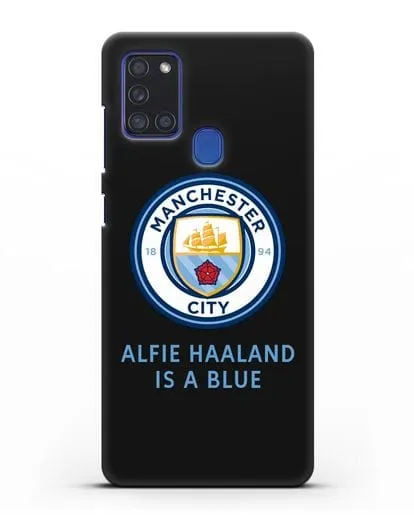 Чехол с логотипом Manchester City силиконовый для Samsung Galaxy A21s [SM-A217F]