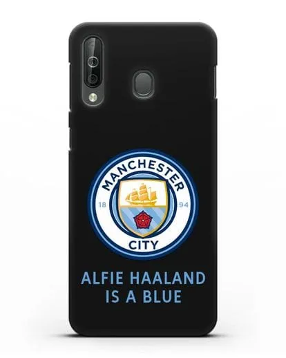 Чехол с логотипом Manchester City силиконовый для Samsung Galaxy A40s [SM-A507FN]