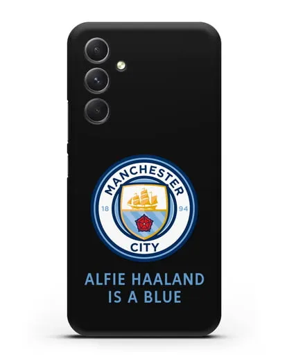 Чехол с логотипом Manchester City силиконовый для Samsung Galaxy A54 [SM-A536]