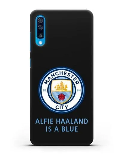 Чехол с логотипом Manchester City силиконовый для Samsung Galaxy A70 [SM-A705F]