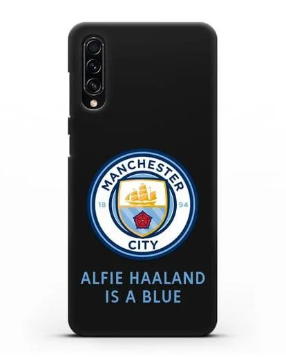 Чехол с логотипом Manchester City силиконовый для Samsung Galaxy A70s [SM-A707F]