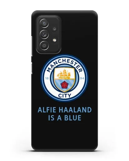 Чехол с логотипом Manchester City силиконовый для Samsung Galaxy A53