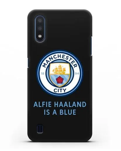 Чехол с логотипом Manchester City силиконовый для Samsung Galaxy M01 [SM-M015F]