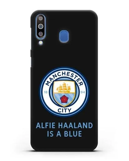 Чехол с логотипом Manchester City силиконовый для Samsung Galaxy M30 [SM-M305F]