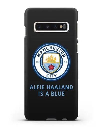 Чехол с логотипом Manchester City силиконовый для Samsung Galaxy S10 [SM-G973F]
