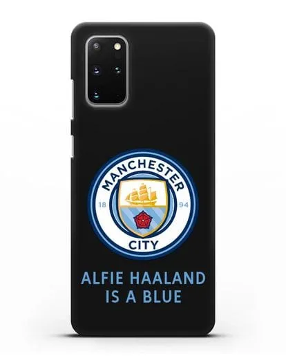 Чехол с логотипом Manchester City силиконовый для Samsung Galaxy S20 Plus [SM-G985F]