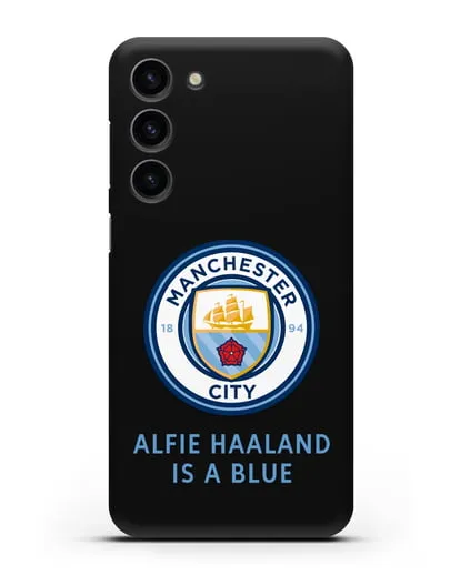 Чехол с логотипом Manchester City силиконовый для Samsung Galaxy S23 Plus [SM-S916]