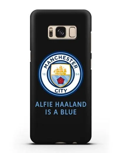 Чехол с логотипом Manchester City силиконовый для Samsung Galaxy S8 [SM-950F]