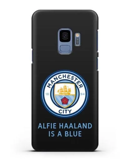 Чехол с логотипом Manchester City силиконовый для Samsung Galaxy S9 [SM-G960F]