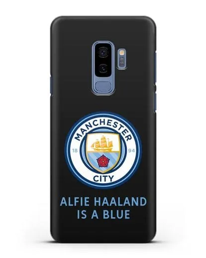 Чехол с логотипом Manchester City силиконовый для Samsung Galaxy S9 Plus [SM-G965F]