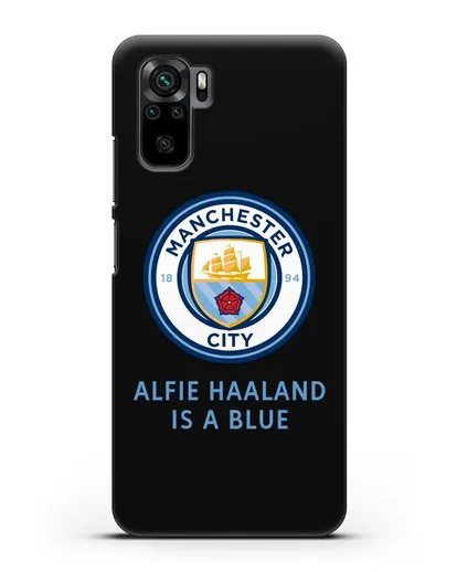 Чехол с логотипом Manchester City силиконовый для Xiaomi Redmi Note 10S