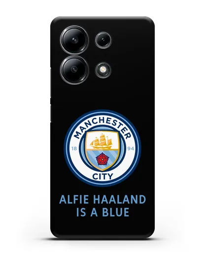 Чехол с логотипом Manchester City силиконовый для Xiaomi Redmi Note 13 4G