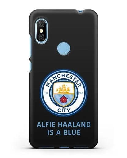 Чехол с логотипом Manchester City силиконовый для Xiaomi Redmi Note 6 Pro